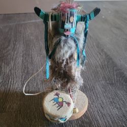 Kachina Doll, Cloud Person, Signed by artist