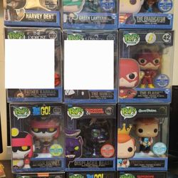 Funko Pop Harvey Dent Grail Flash Horror NUN Karras  Titan Robot Teen Titan Go Feeddy Huckly Berry 