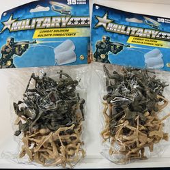 Military Combat Plastic Soldiers - 70 Figures - NEW - $5 for all