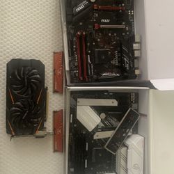 2 Motherboards Gpu And 16gb Ram