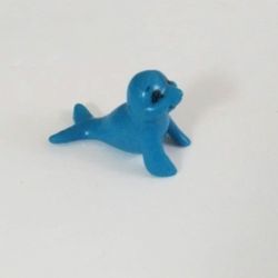 2004 Polly Pocket Mermaid Stars Spinning Blue Seal 