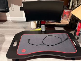 ASUS TUF Gaming 24” Curved 165Hz Monitor + Adjustable Gaming Desk