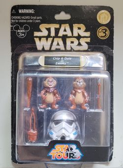 Disney Star Wars Star Tours Series 3: Chip & Dale as Ewoks Figures