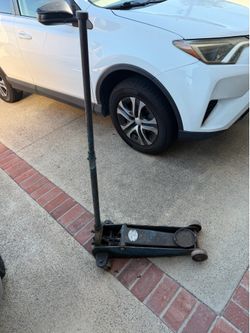 1960’s AUSCO D-7400 Vintage Car Floor Jack 1 1/2 Ton (3,000 lbs) Works Great