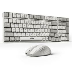 WeGear 2.4G Wireless Keyboard & Mouse Combo – Silent, Compact Full-Size (98 Keys)