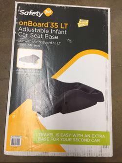 New Safety 1st OnBoard 35 LT Adjustable Infant Car Seat Base, Black IC289BLK