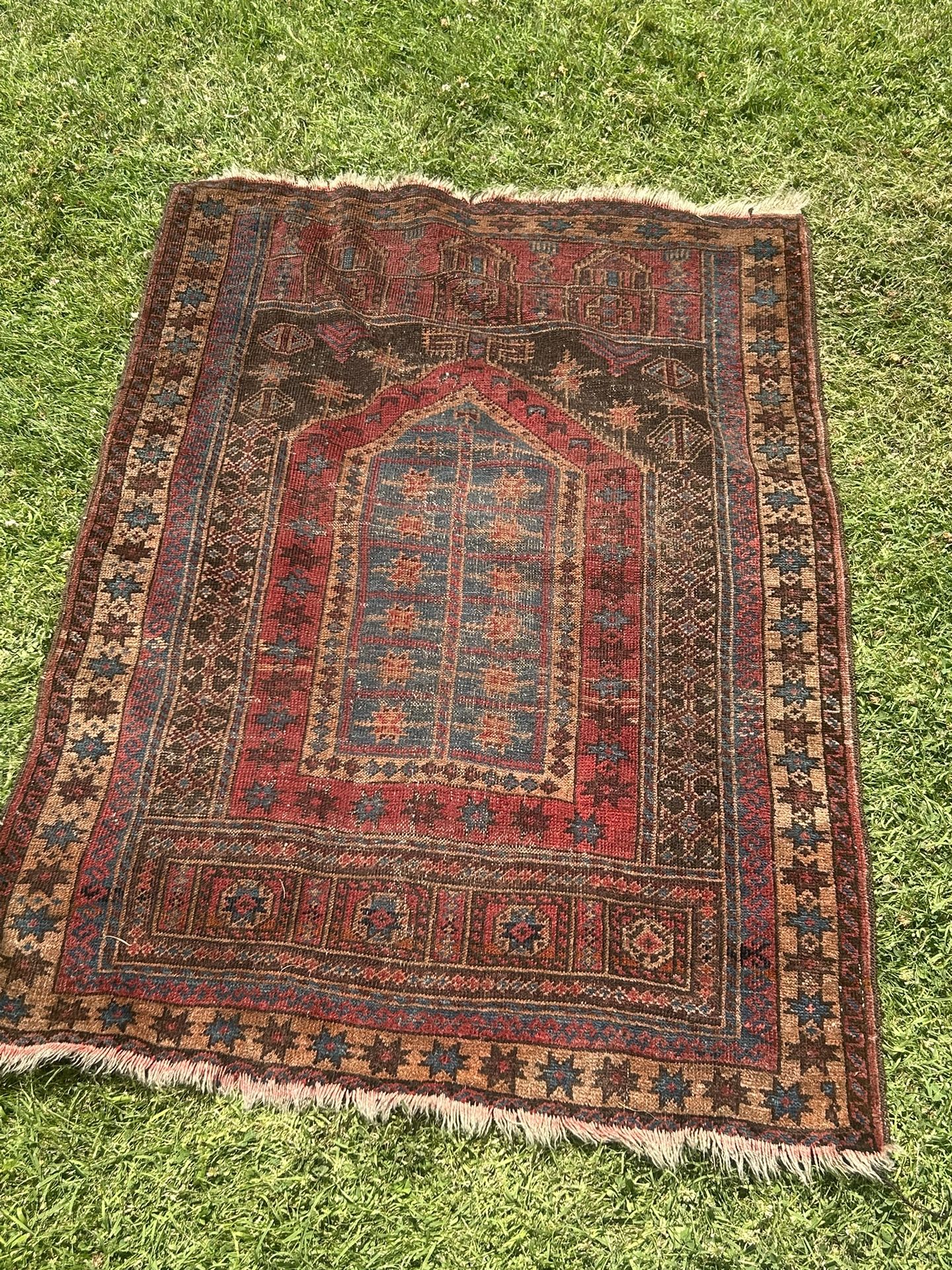 Antique Prayer Rug