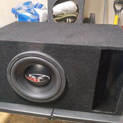 Kerf Ported Box 12" With Fosgate Subwoofer HX2 + Matching Mono Fosgate Amp R500X1D 