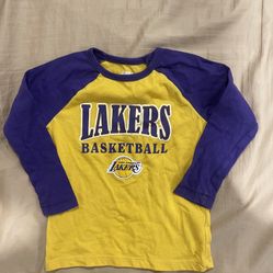 Toddler Girls Lakers Long Sleeve Tee - Size 3T