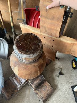 Wooden 52” Round Table