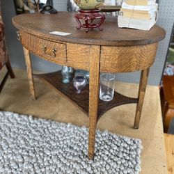 Oval Side Table Antique 