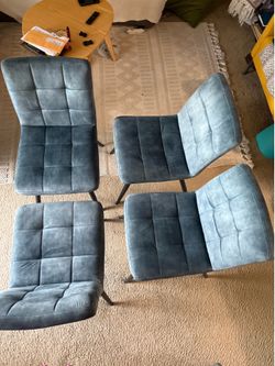 Velvet Dinibg Chairs