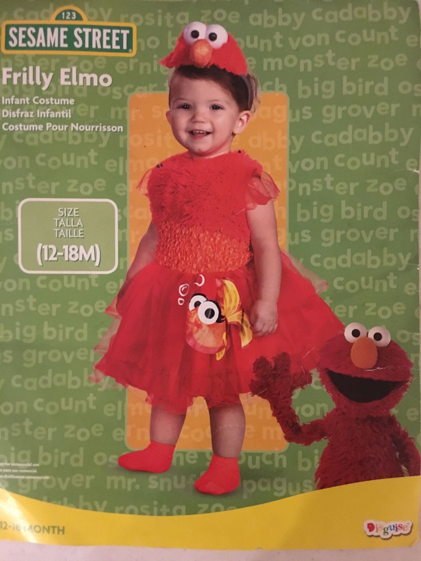 Frilly Elmo Costume