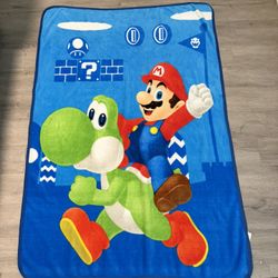 Super Mario Kids Bed Fleece Blanket
