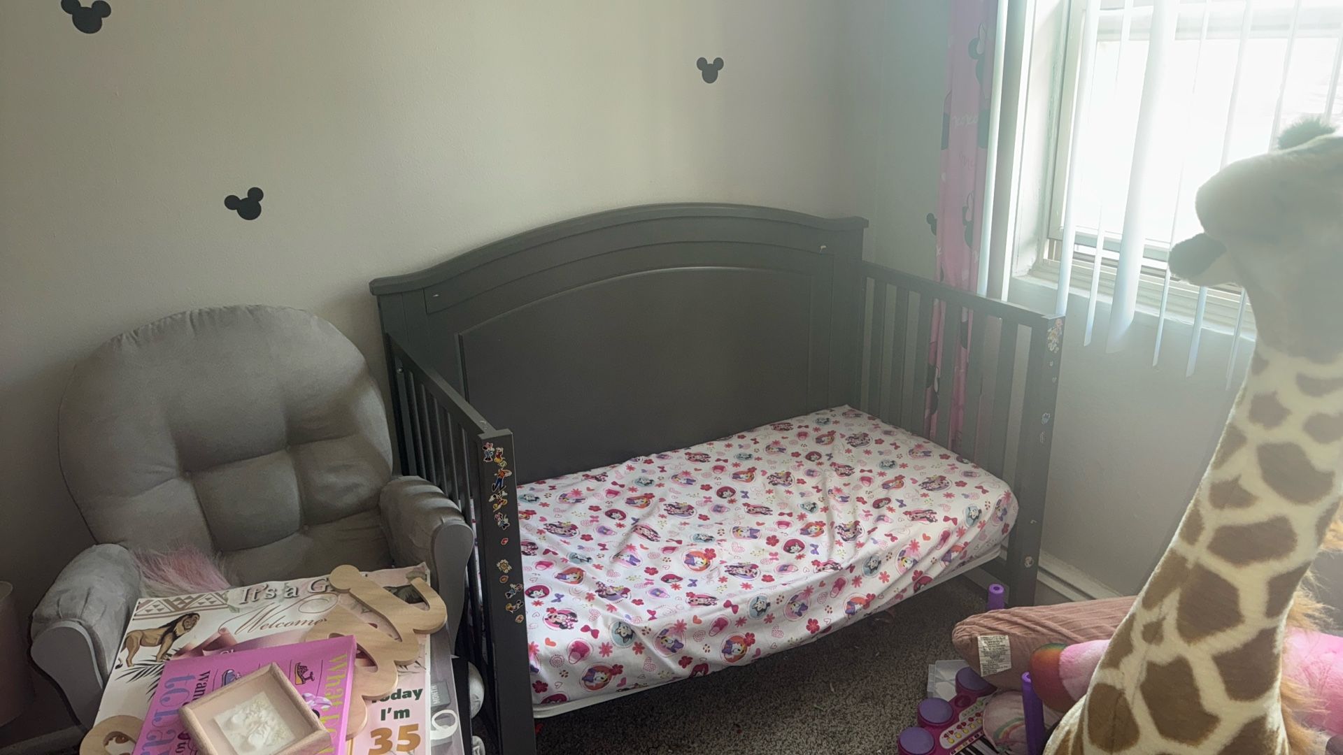 Baby Crib Interchangeable Comes With Mattress 