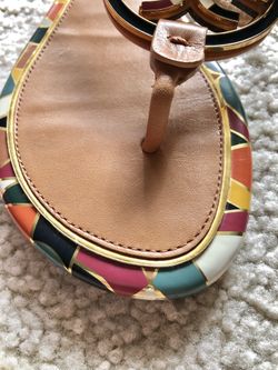 Tory burch sales miller enamel sandals