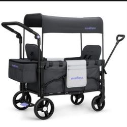 NIB  Grey Stroller Wagon