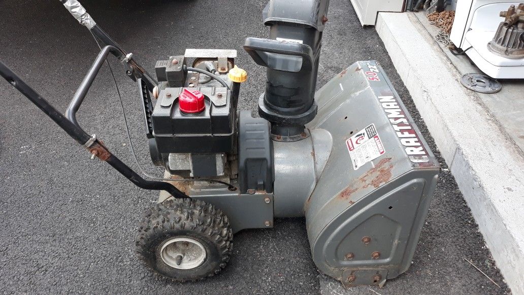 Craftsman 22 inch...5 hp...snowblower...self propelled for Sale in