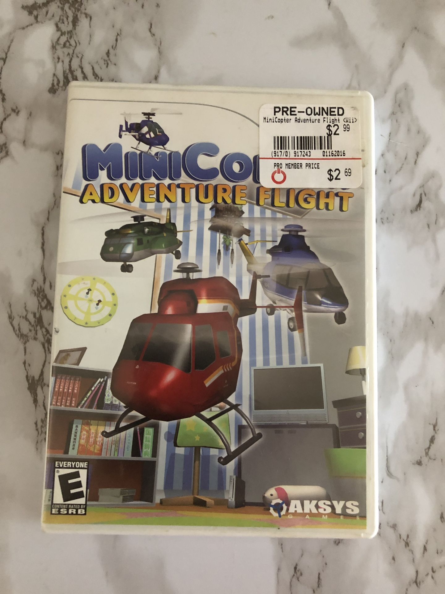 Nintendo Wii Game MiniCopter Adventure Flight