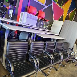 Qty. 10 Black Guest Chairs  **Each**