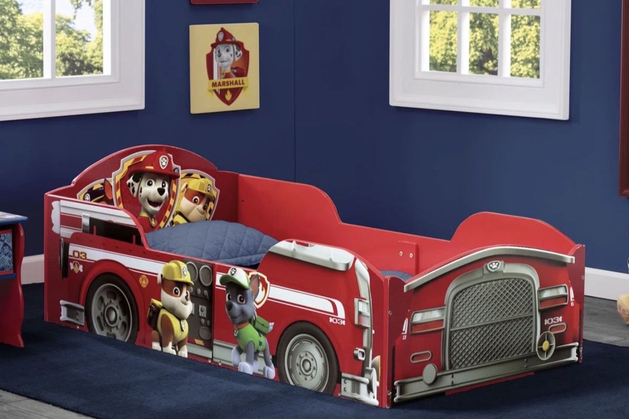 Paw Patrol Toddler Car Bed