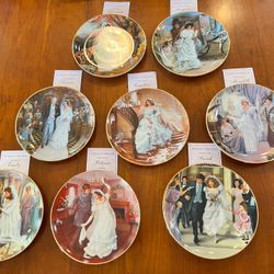 American Brides Complete Set 8 Collectible Plates