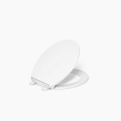 Kohler Layne Quiet-Close Round-front toilet seat with antimicrobial agent $10