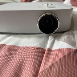 Lg Projector 4K And A 20 Foot Blowup Screen
