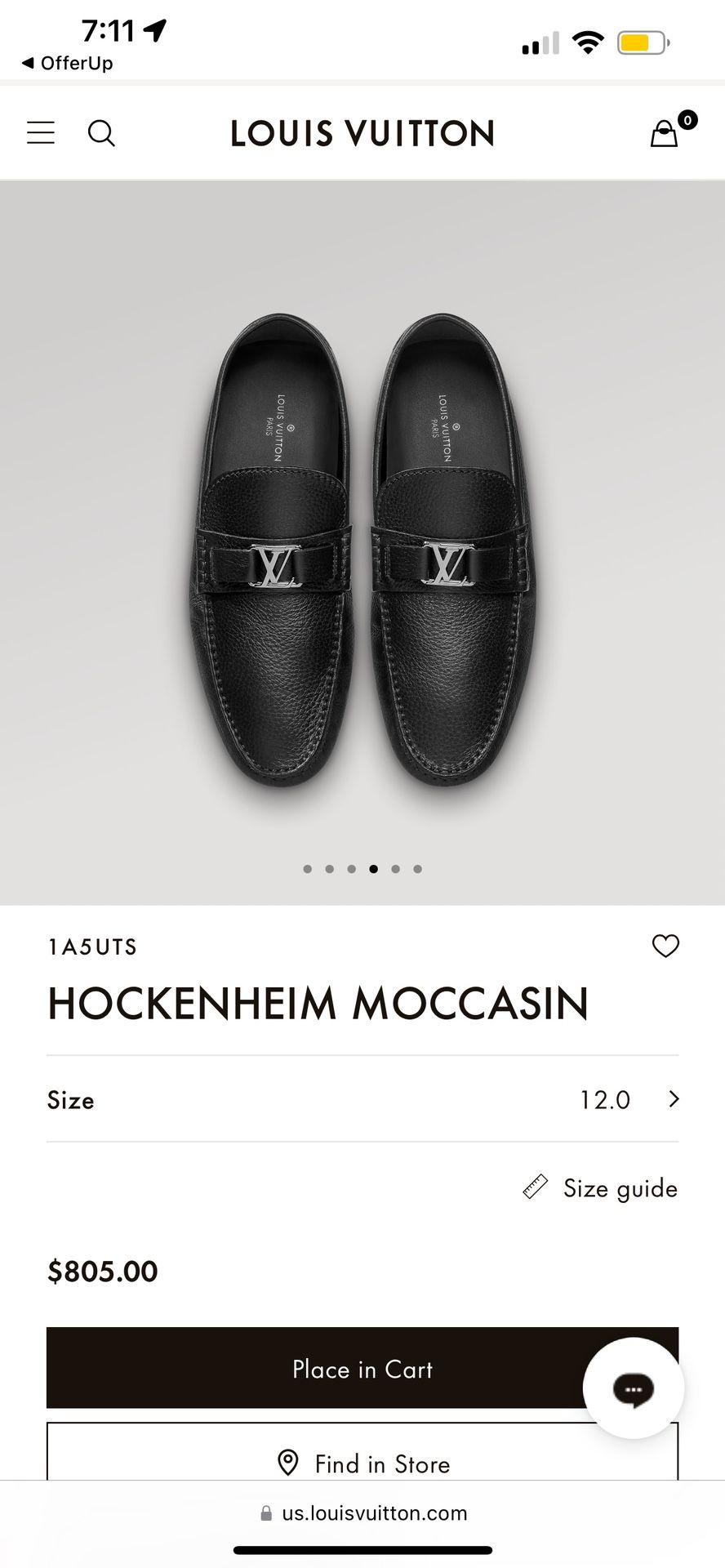 Louis Vuitton Hockenheim Moccasin