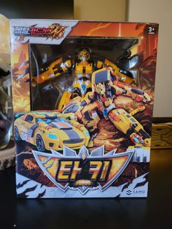 Metal Cardbot W Tachy Transforming Robot Toy