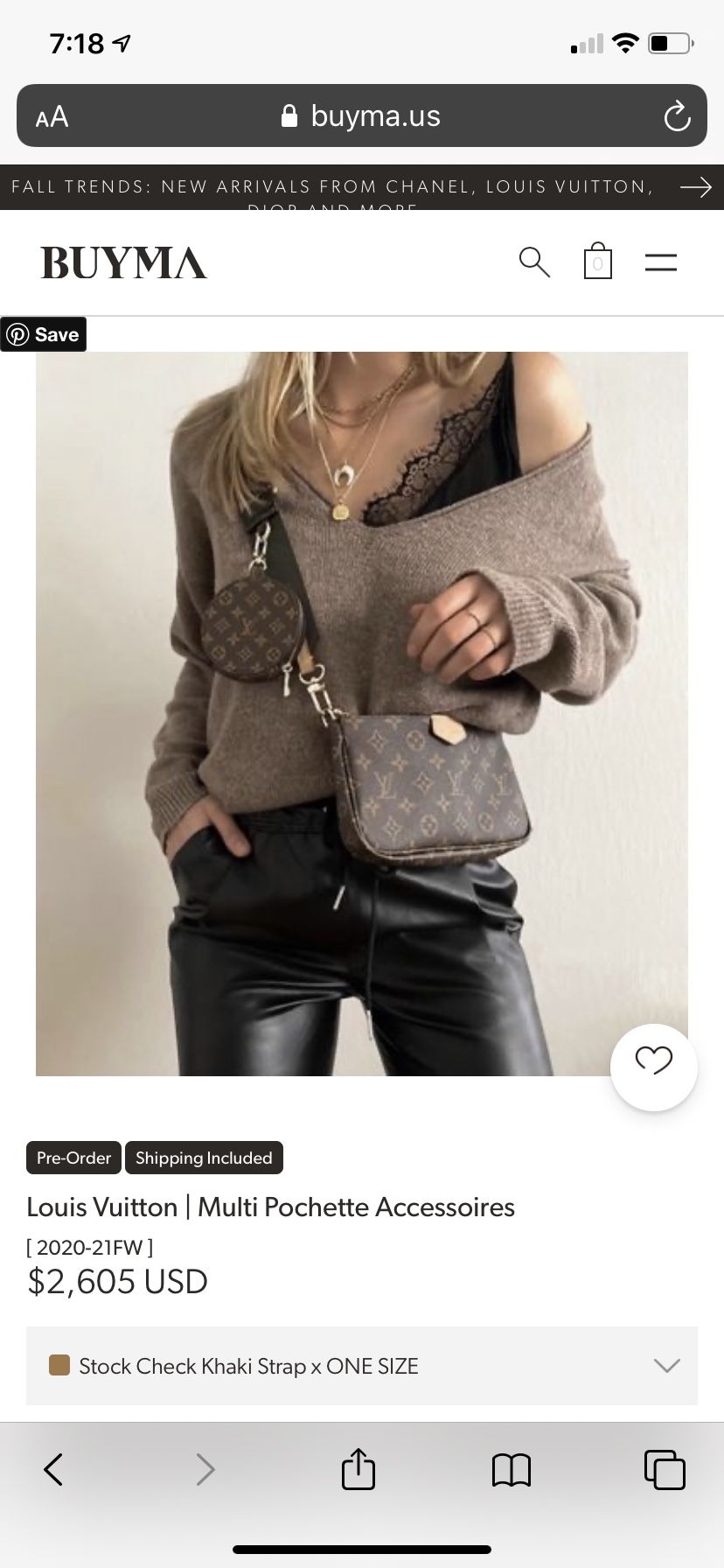 Lv Multi Pochette Accessoires Outfit Outfit Louis Vuitton Multi