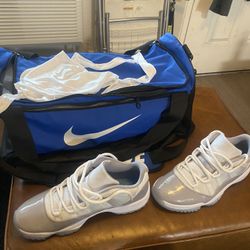 Jordan 11s Size 12.   Nike Duffel Bag, New Due Rag