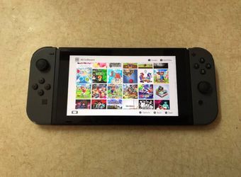 Nintendo Switch and 7500 Games Installed