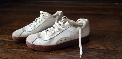 Polo Ralph Lauren Court 100 Lux Premium Sneaker Shoes Mens Size 11 D White 14557