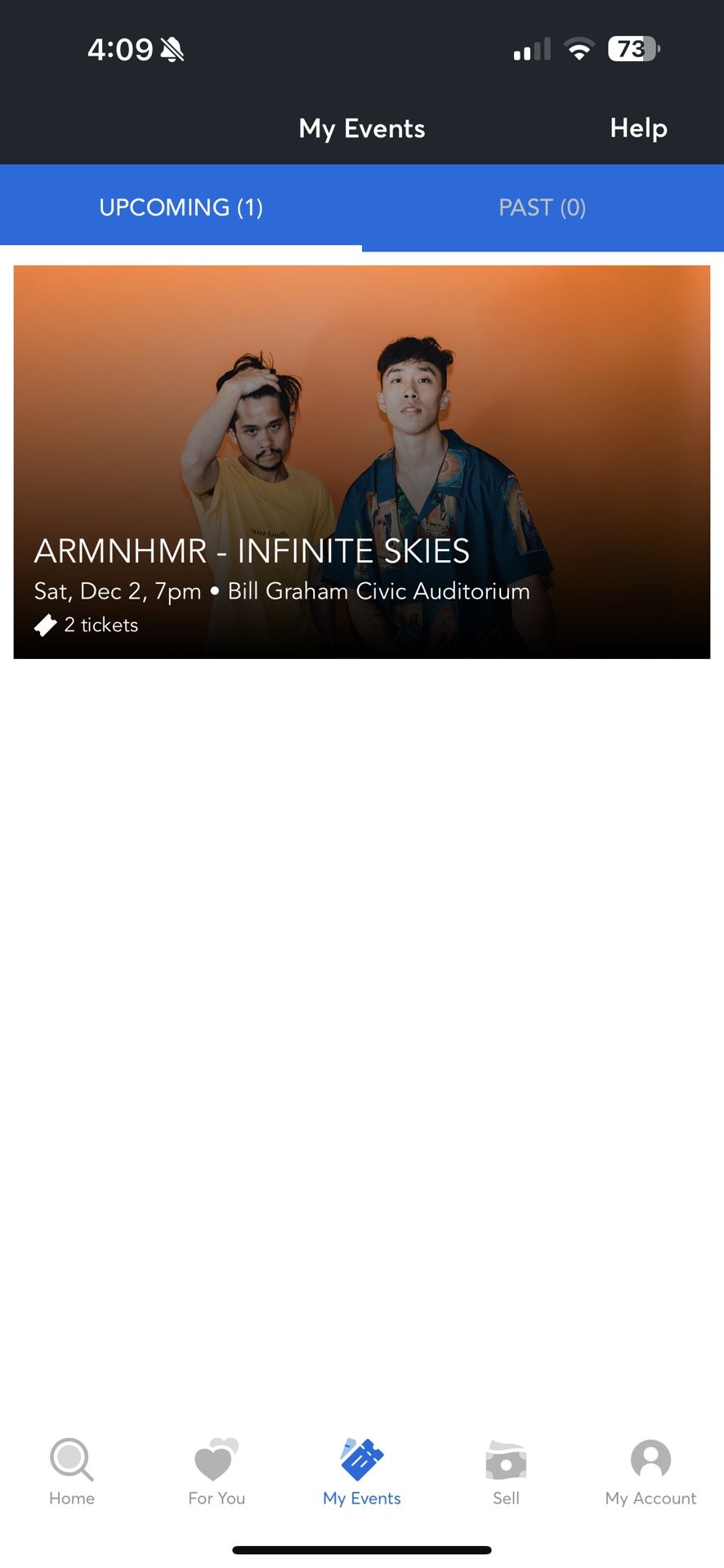 ARMNHMR: 2 Tickets