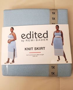 edited by Remi Bader Knit Skirt 1X