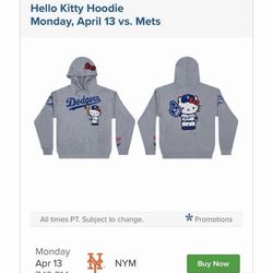 Dodgers Hello Kitty Hoodie- Size XL-Brand new - never worn