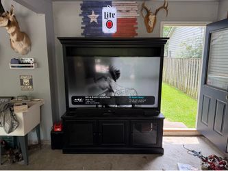 Entertainment Center with 75” Vizio TV