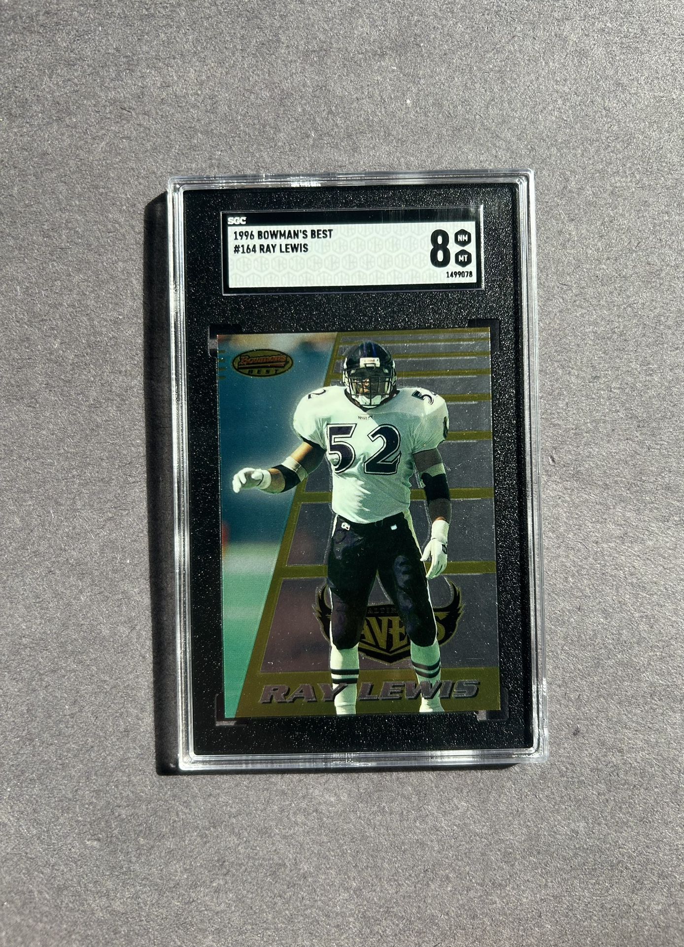 1996 Bowman's Best #164 Ray Lewis RC. Negotiable
