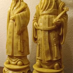 vintage Chinese immortal or "star god" figurines