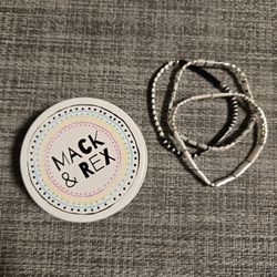 Mack & Rex Stretch Tila Bead Stack of 3 Bracelets