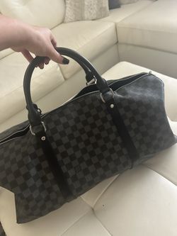 Black Louis Vuitton Duffel Bag