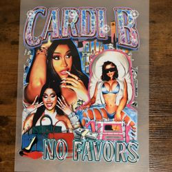 Custom Cardi B Transfers
