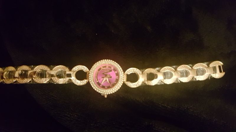 MK gold and pink ladies watch
