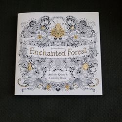 2015 Enchanted Forest "An Inky And Quest Coloring Book" By Johanna Basford