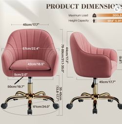 Pink Vanity Chair