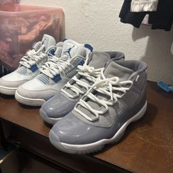Jordan Military Blues 4s & Cool Grey 11s