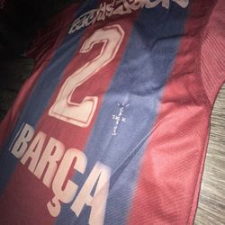 Travis Scott x FC Barcelona Retro 2000/01 Home Jersey