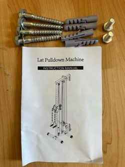 Lat pull down machine