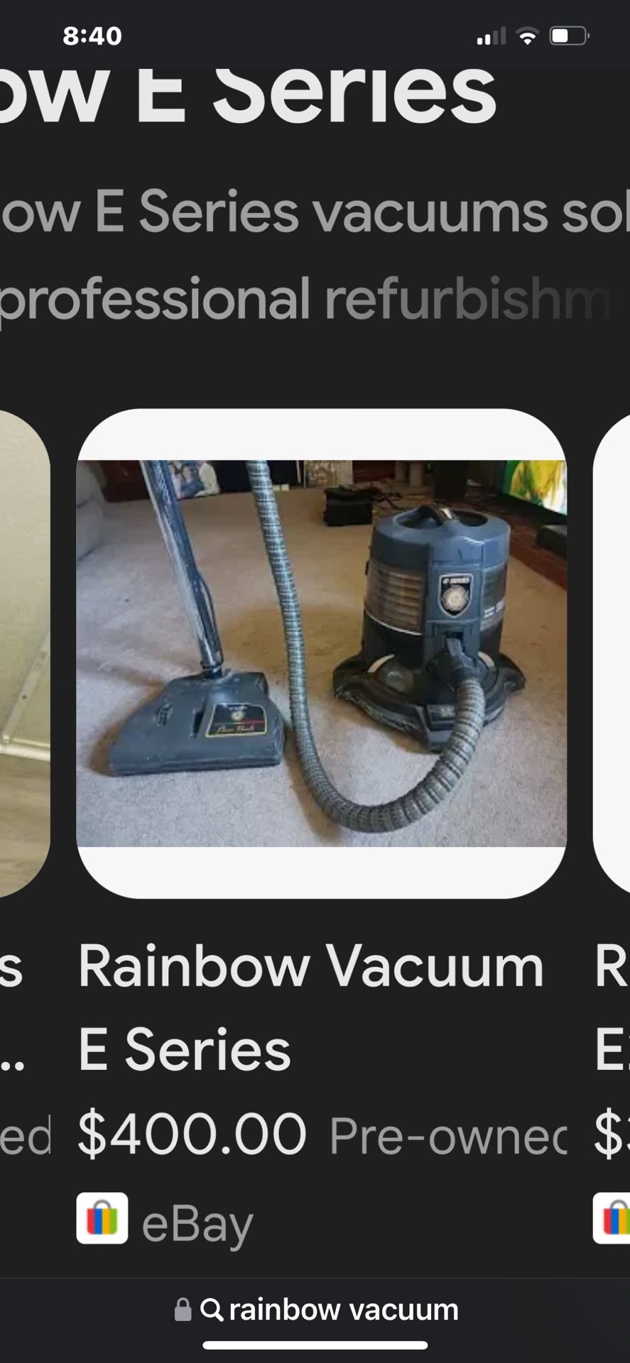 Have All Parts Like New Rainbow Shop Vac